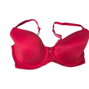 Victoria's Secret Red Lined Demi Bra Size 32DDD/F